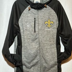 New Orleans Saints NFL G-III Sports Men's Solid Fleece Full Zip Hooded Jacket